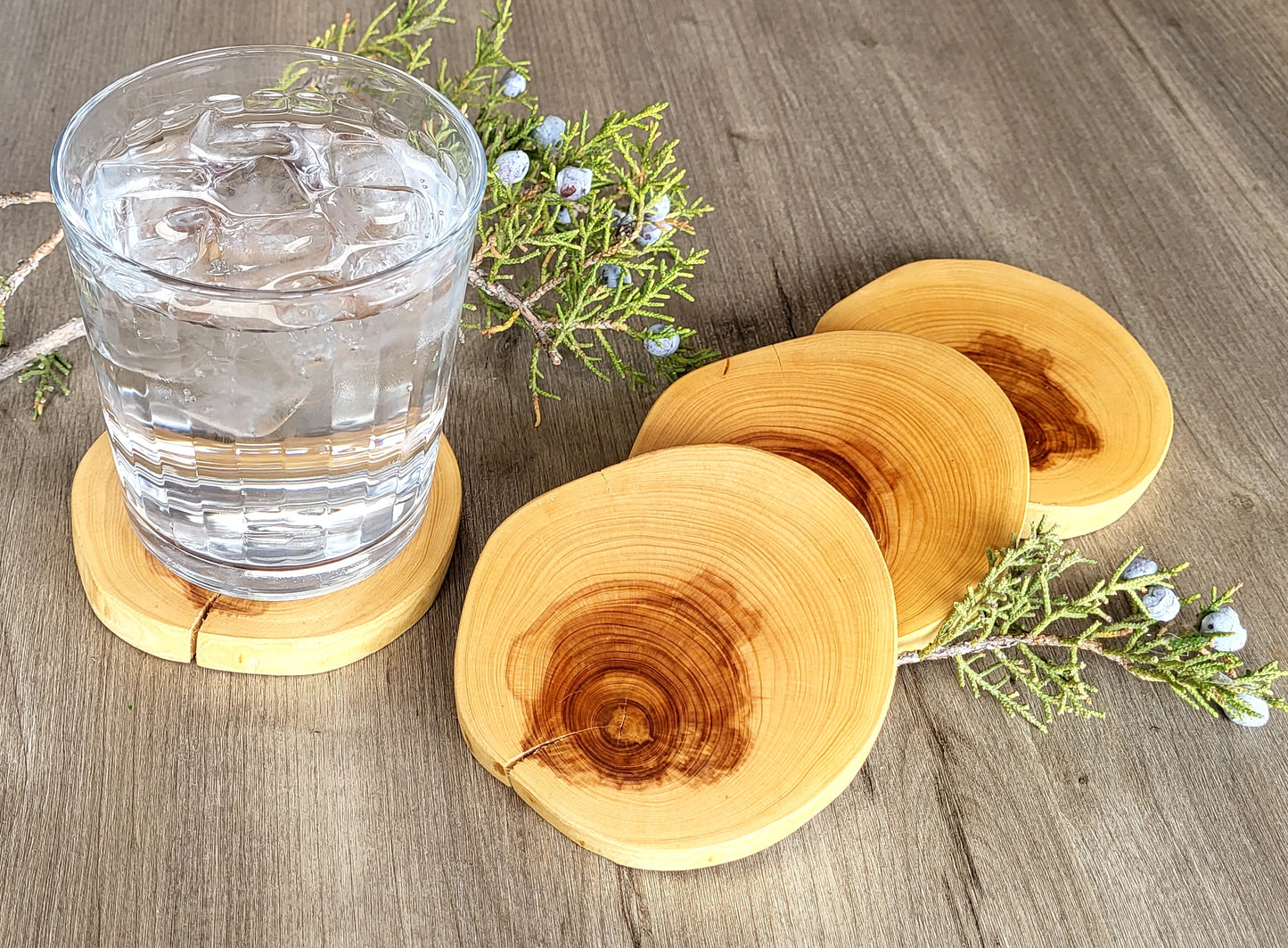 Juniper Wood Coasters