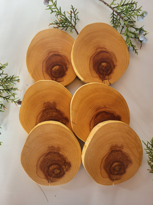 Juniper Wood Coasters